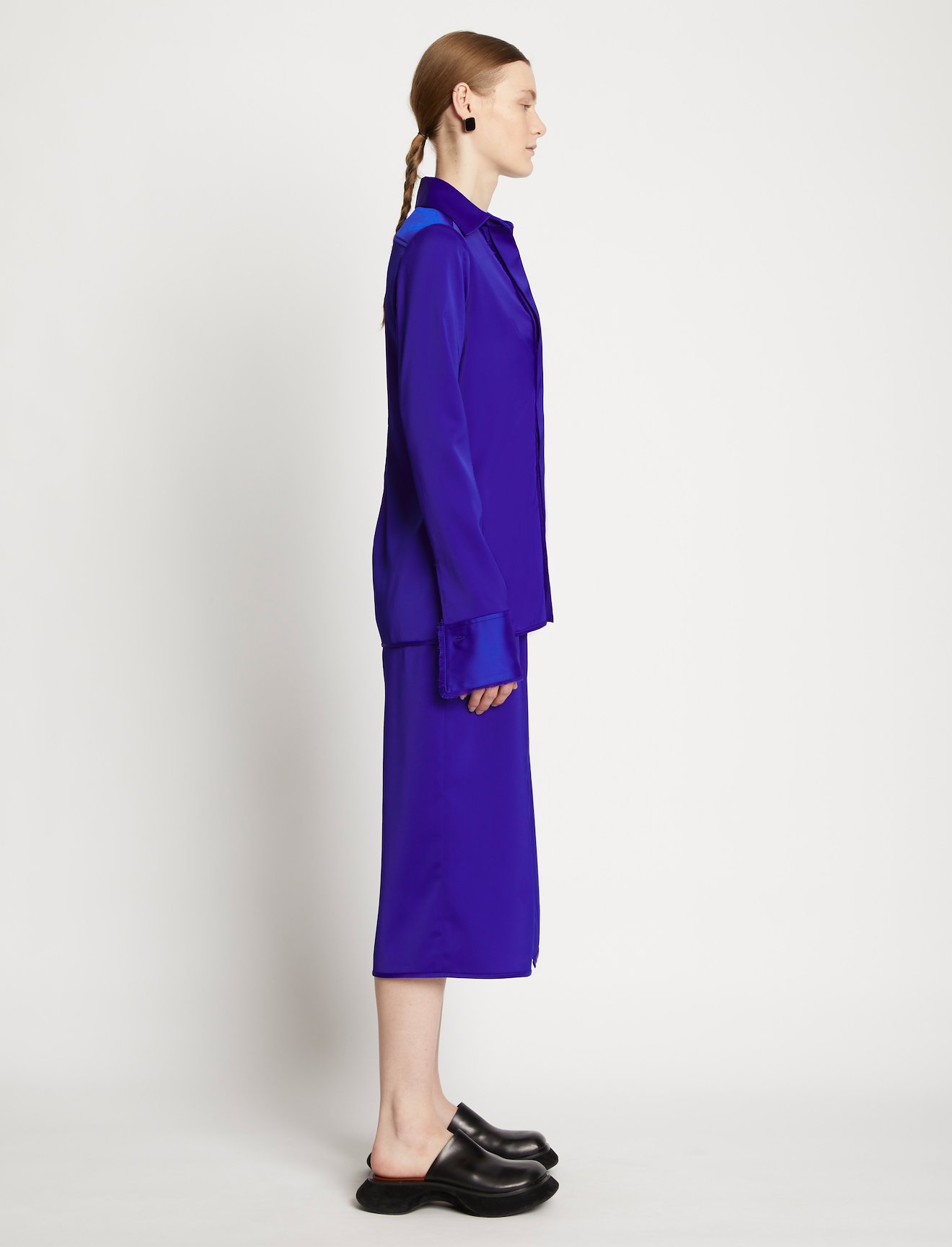 Stretch Satin Shirt #2