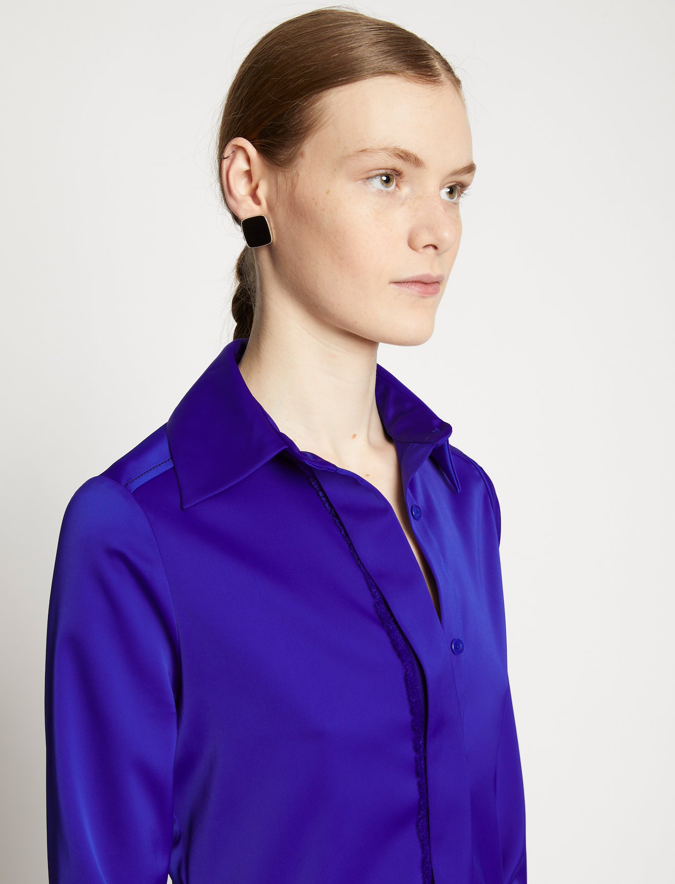 Stretch Satin Shirt #4