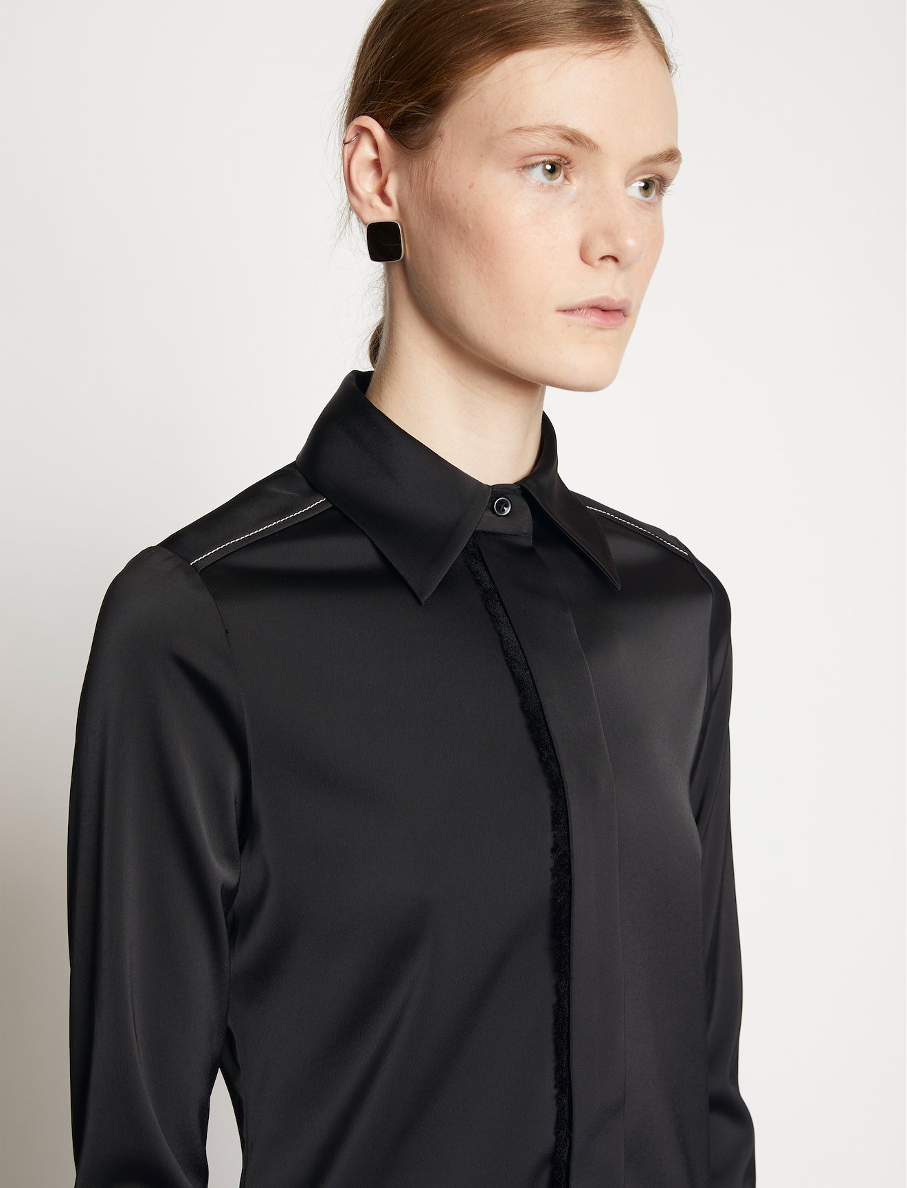 Stretch Satin Shirt #4