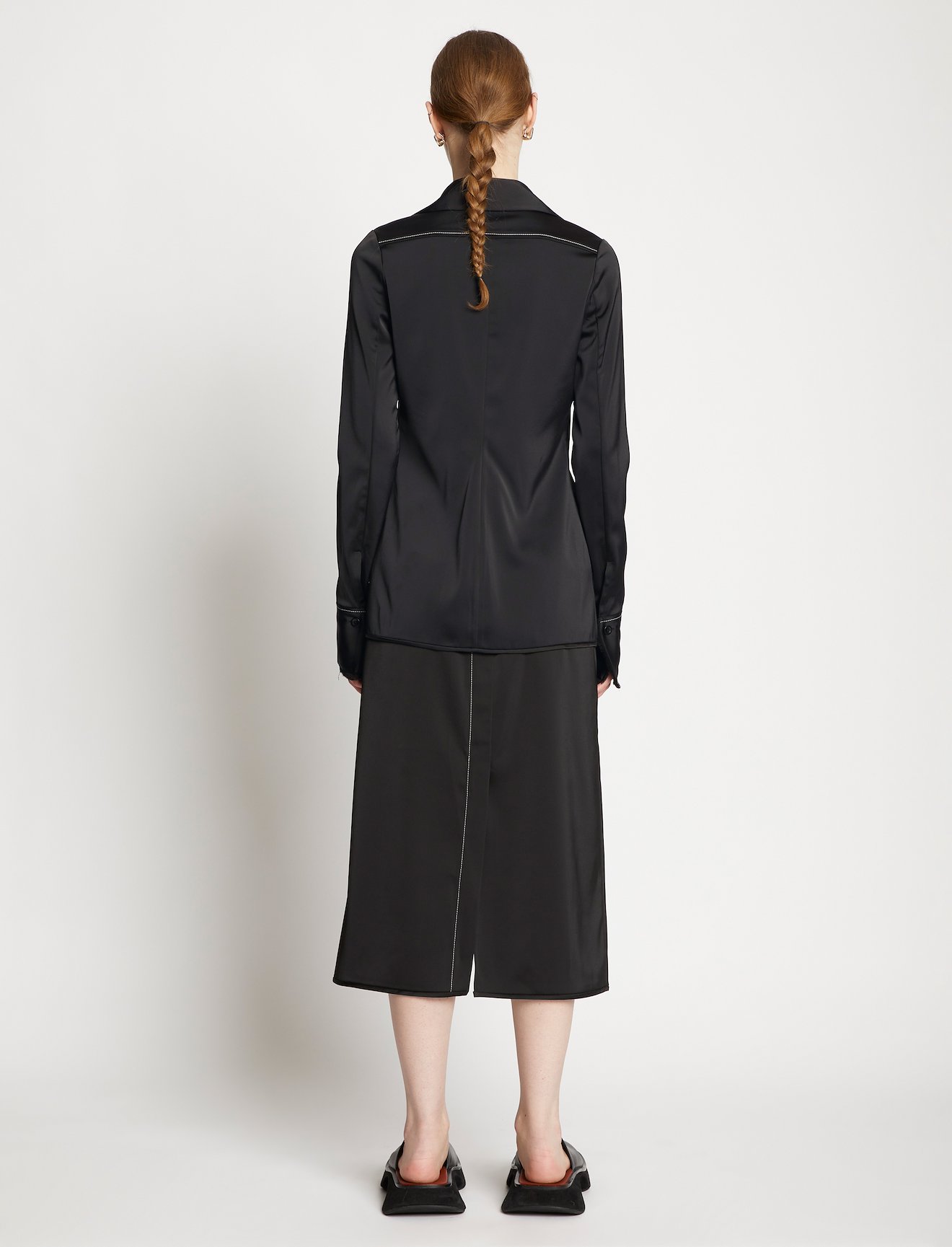 Stretch Satin Shirt #3