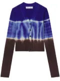 Proenza Schouler White Label Dip dye-print cardigan - Black