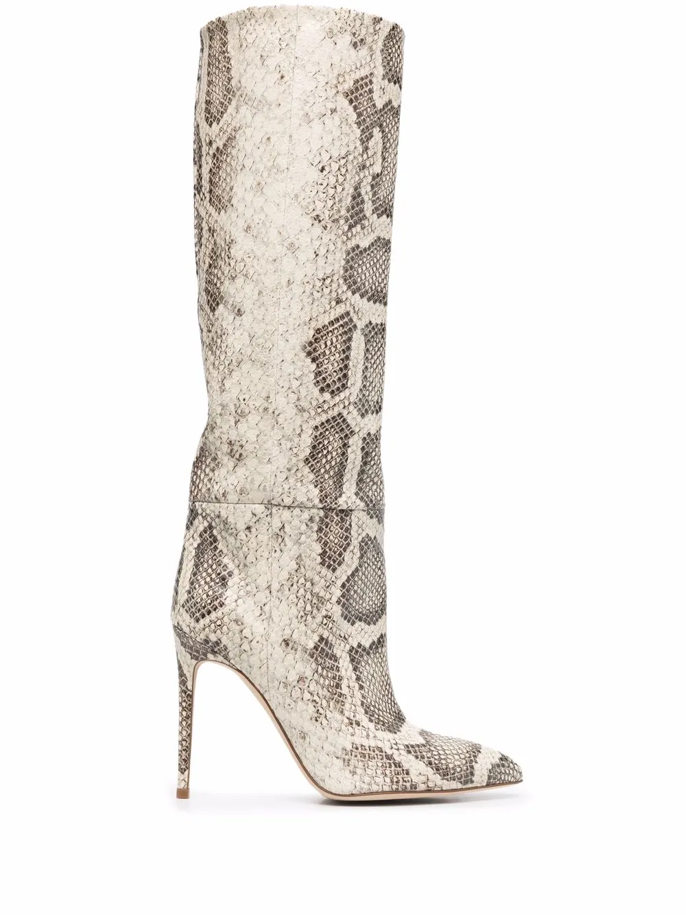 фото Paris texas snake-print stiletto boots