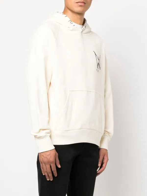 MJB Marc Jacques Burton graphic-print Cotton Hoodie | Neutrals