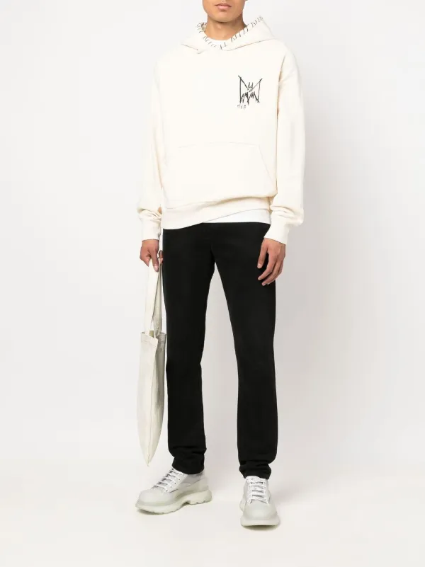 MJB Marc Jacques Burton graphic-print Cotton Hoodie | Neutrals
