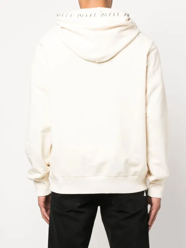 MJB Marc Jacques Burton graphic-print Cotton Hoodie | Neutrals