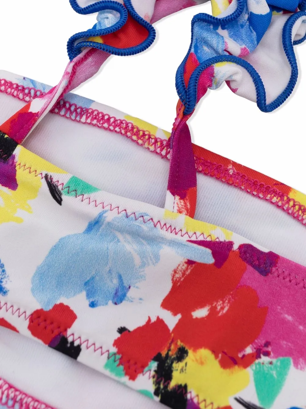  Il Gufo Bikini Mit Blumen Print   Weiß 