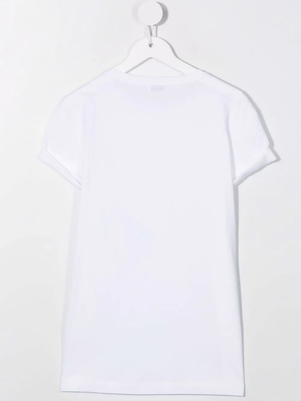 Brunello Cucinelli Kids T-shirt met ketting afwerking - Wit