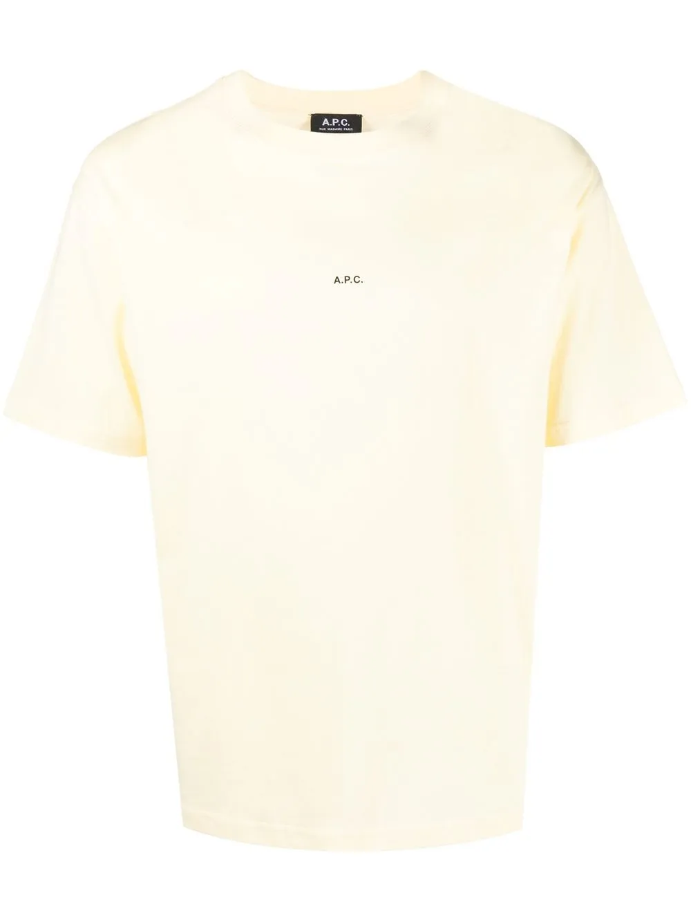 

A.P.C. playera con logo estampado - Amarillo
