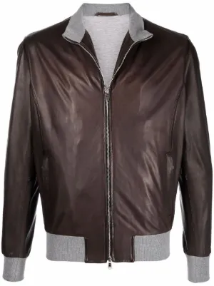 barba leather jacket