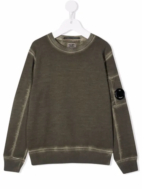 C.P. Company Kids Lens-detail cotton sweatshirt