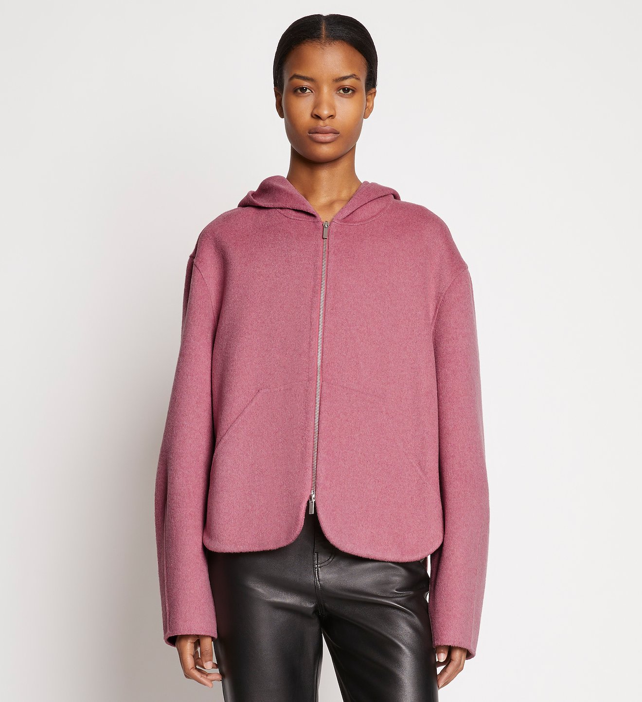 Melton Hooded Jacket