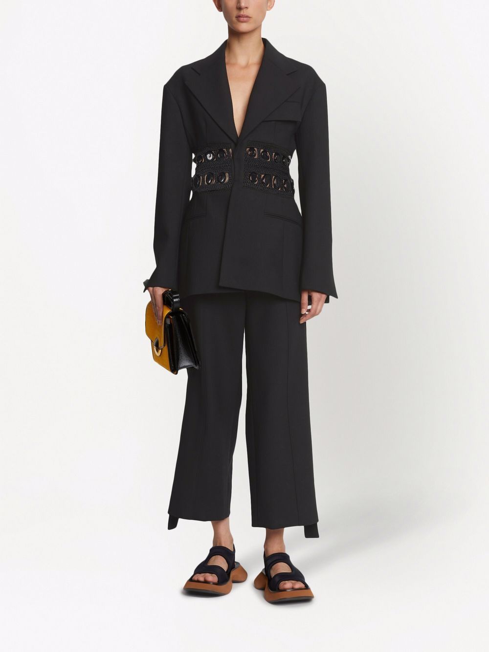 Proenza Schouler Blazer met steen detail - Zwart