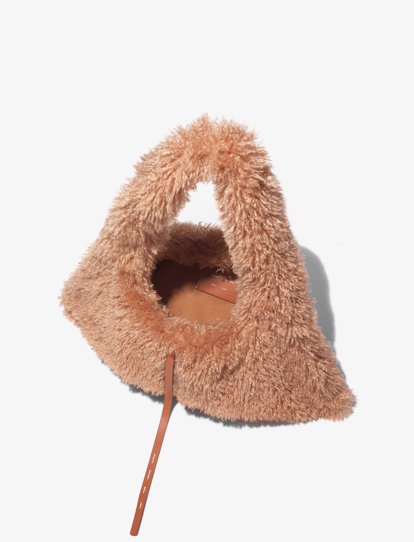 Faux Shearling Hobo #4