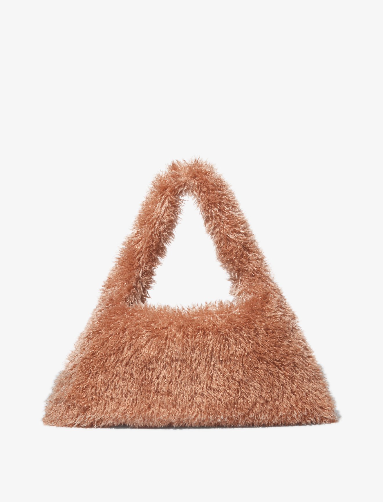 Faux Shearling Hobo #3