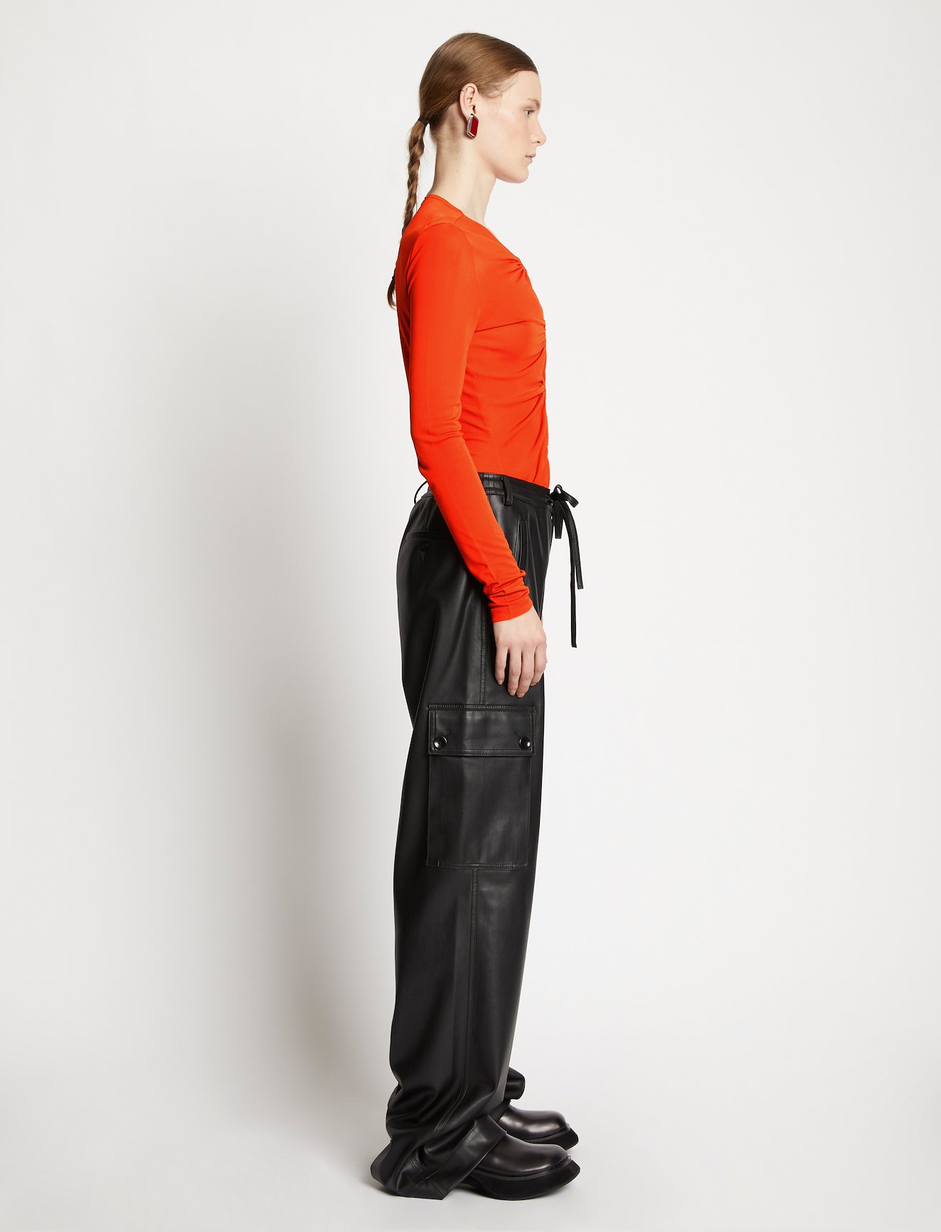 Matte Crepe Ring Top #2