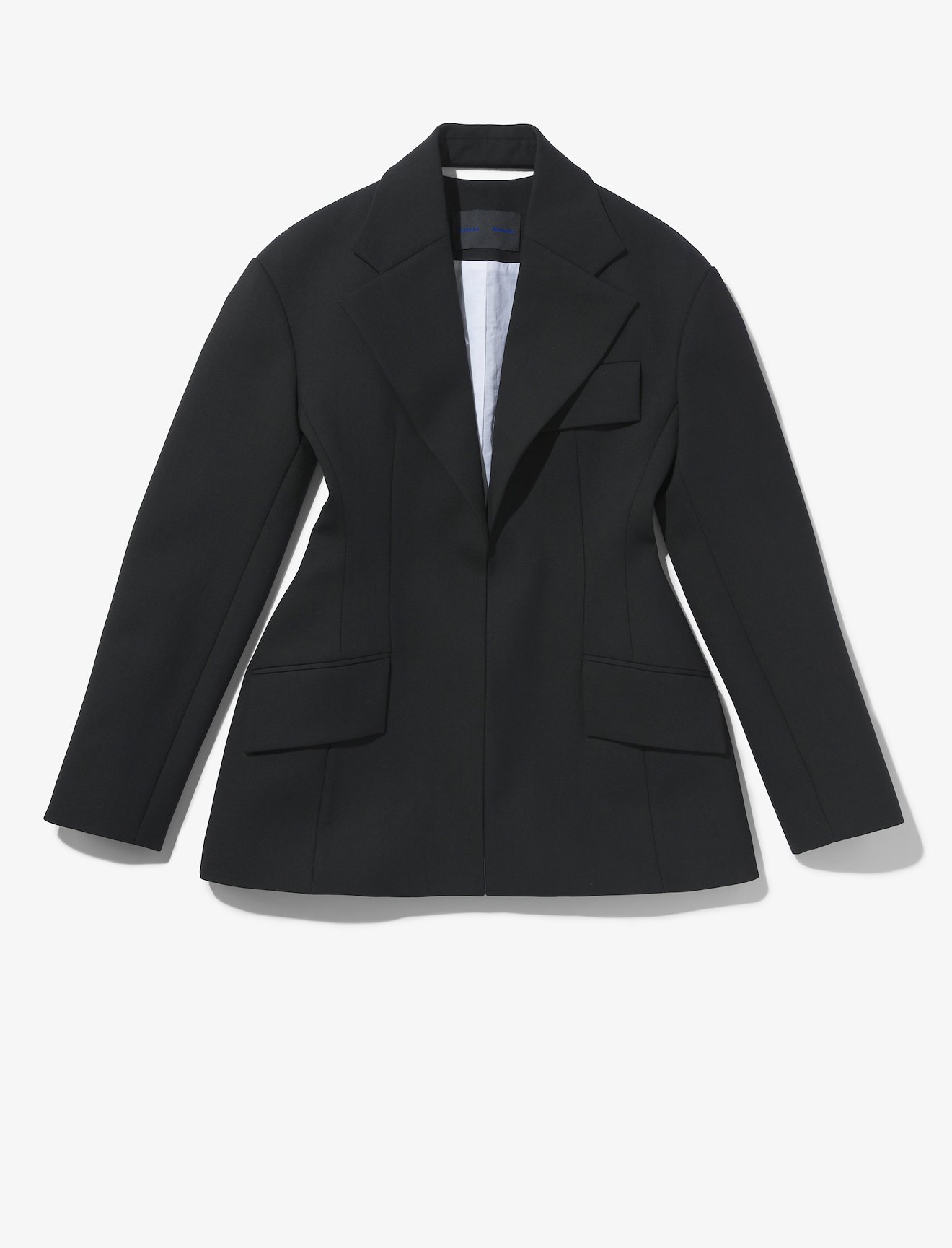 Stretch Suiting Sculpted Blazer in black | Proenza Schouler