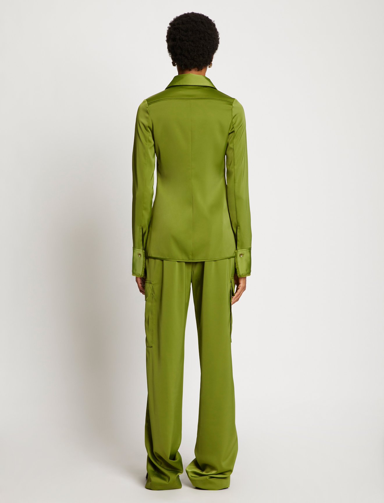 Stretch Satin Shirt #3