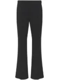 Proenza Schouler White Label Bi-Stretch Crepe Flared Pants - Black