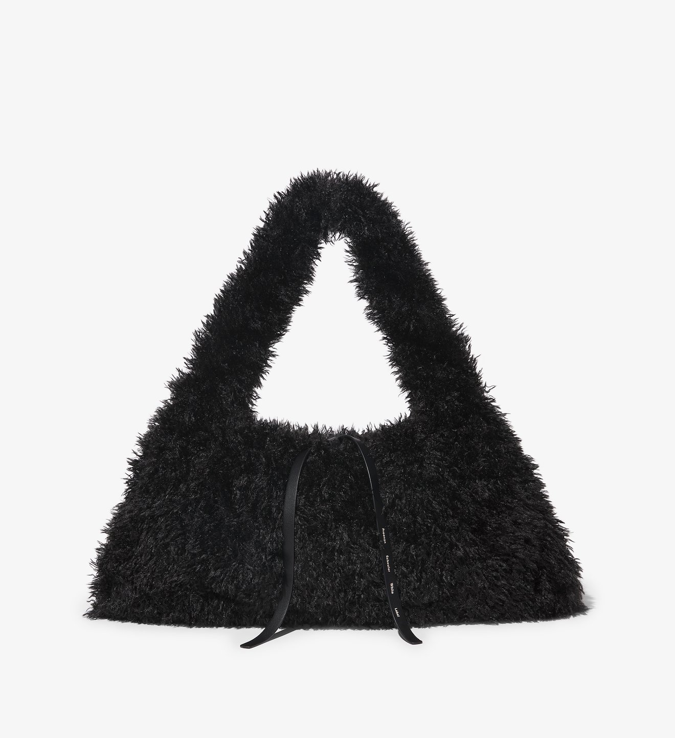 Faux Shearling Hobo Bag