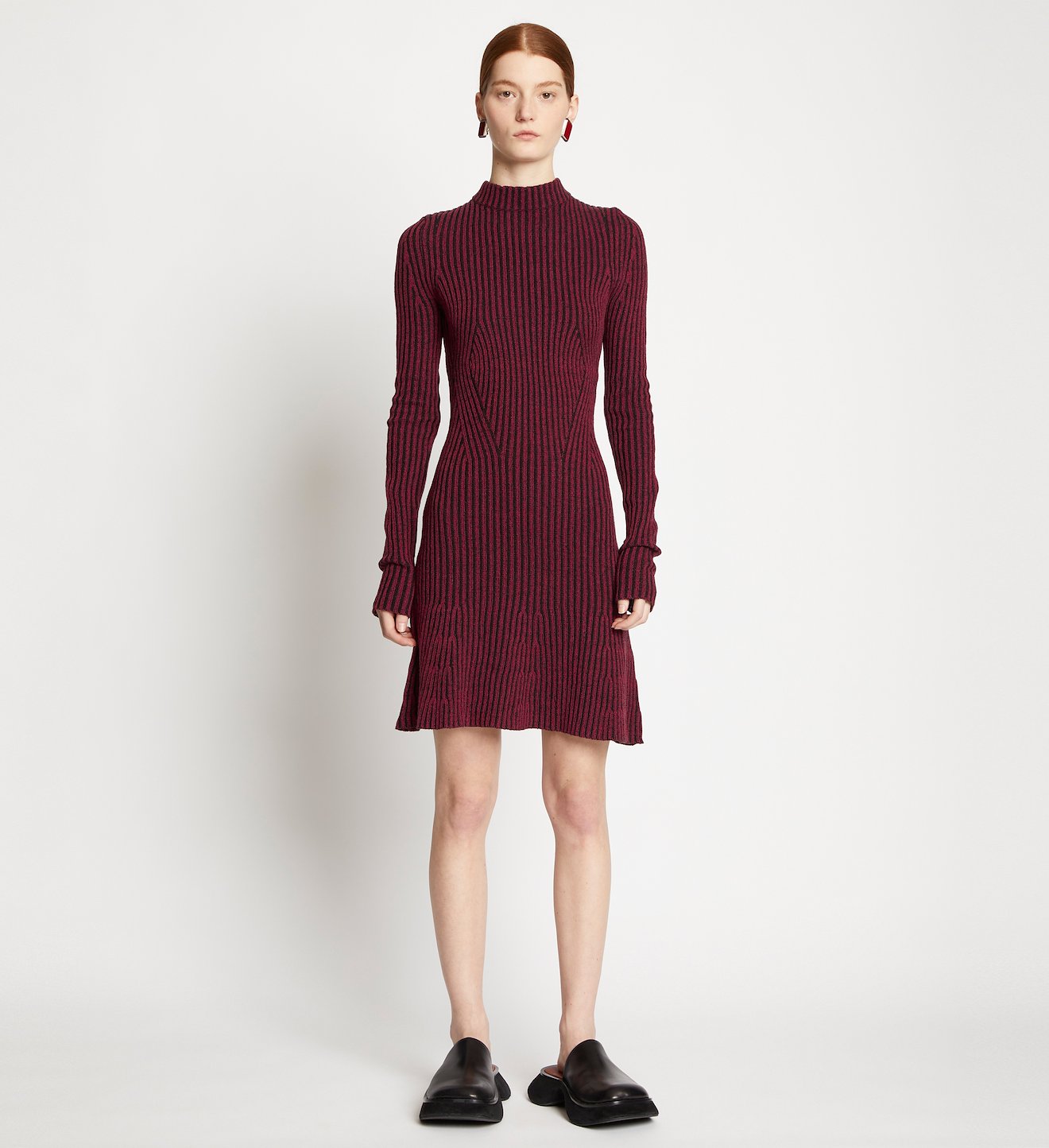 Plaited Rib Sweater Dress