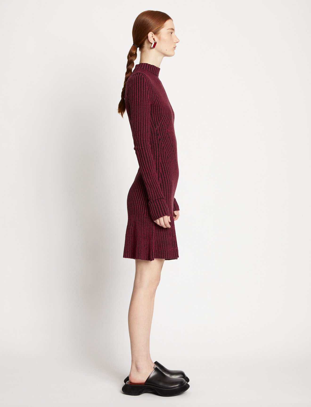 Plaited Rib Sweater Dress #1
