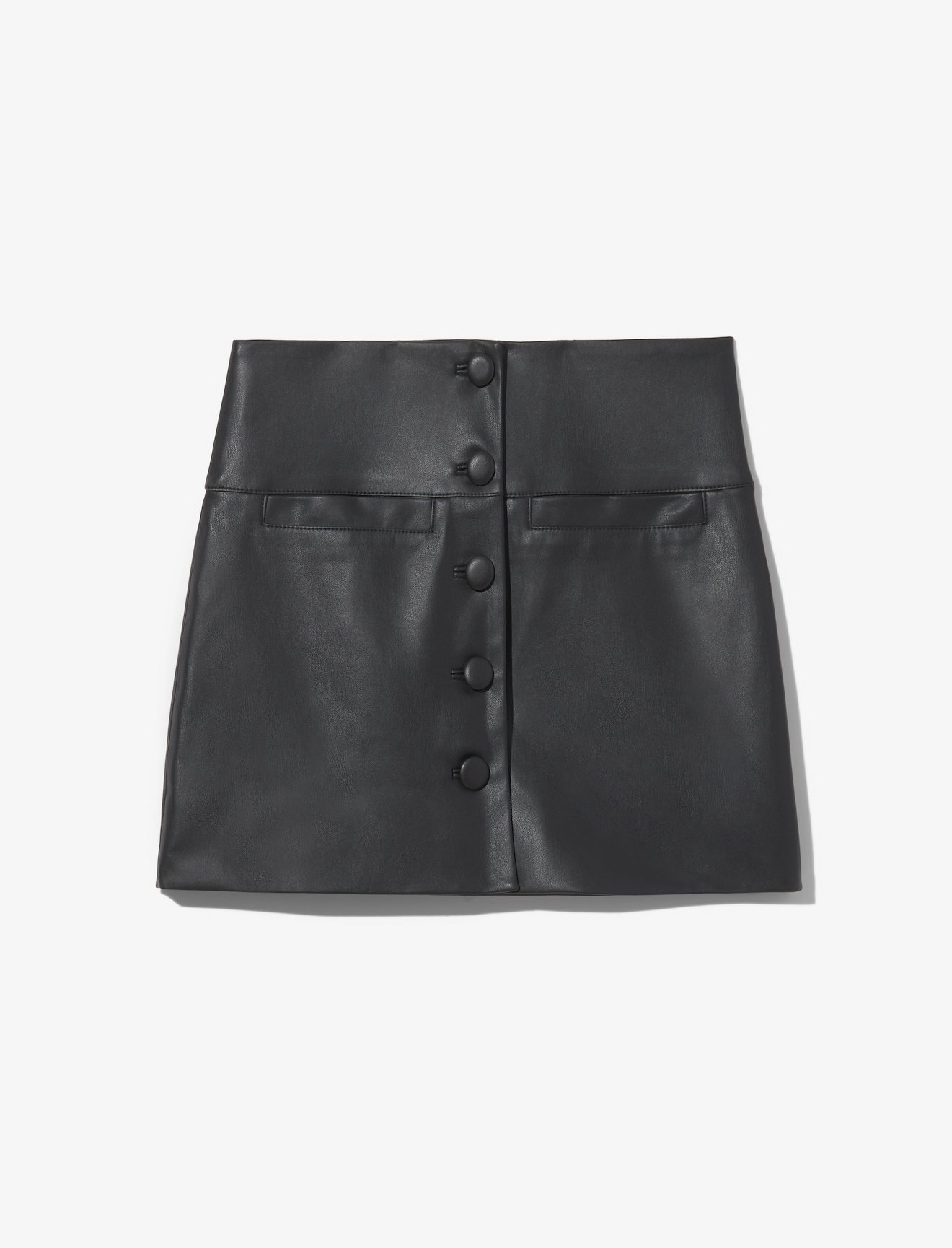 Faux Leather Mini Skirt #4
