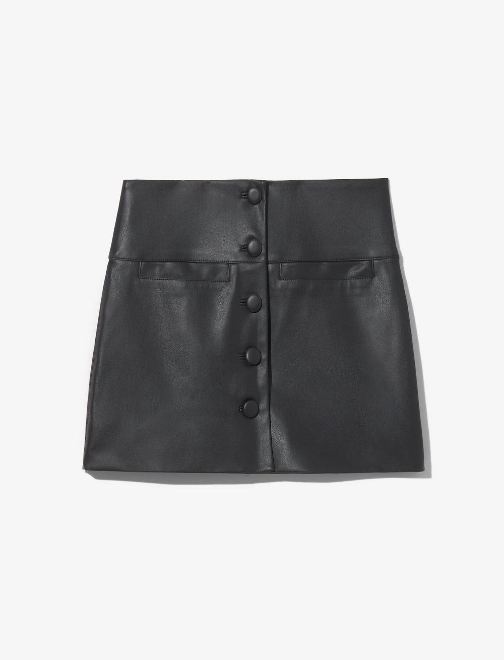 Faux Leather Mini Skirt