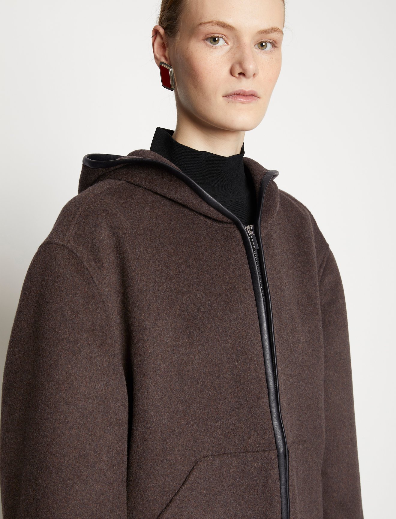Melton Hooded Jacket #4