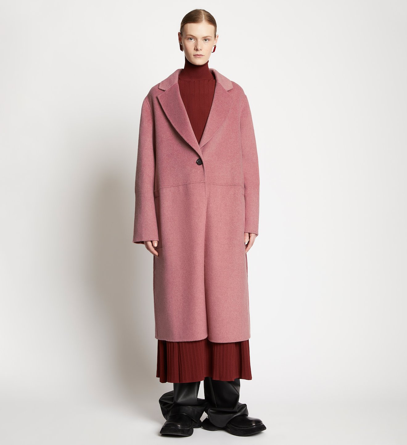 Melton Belted Coat