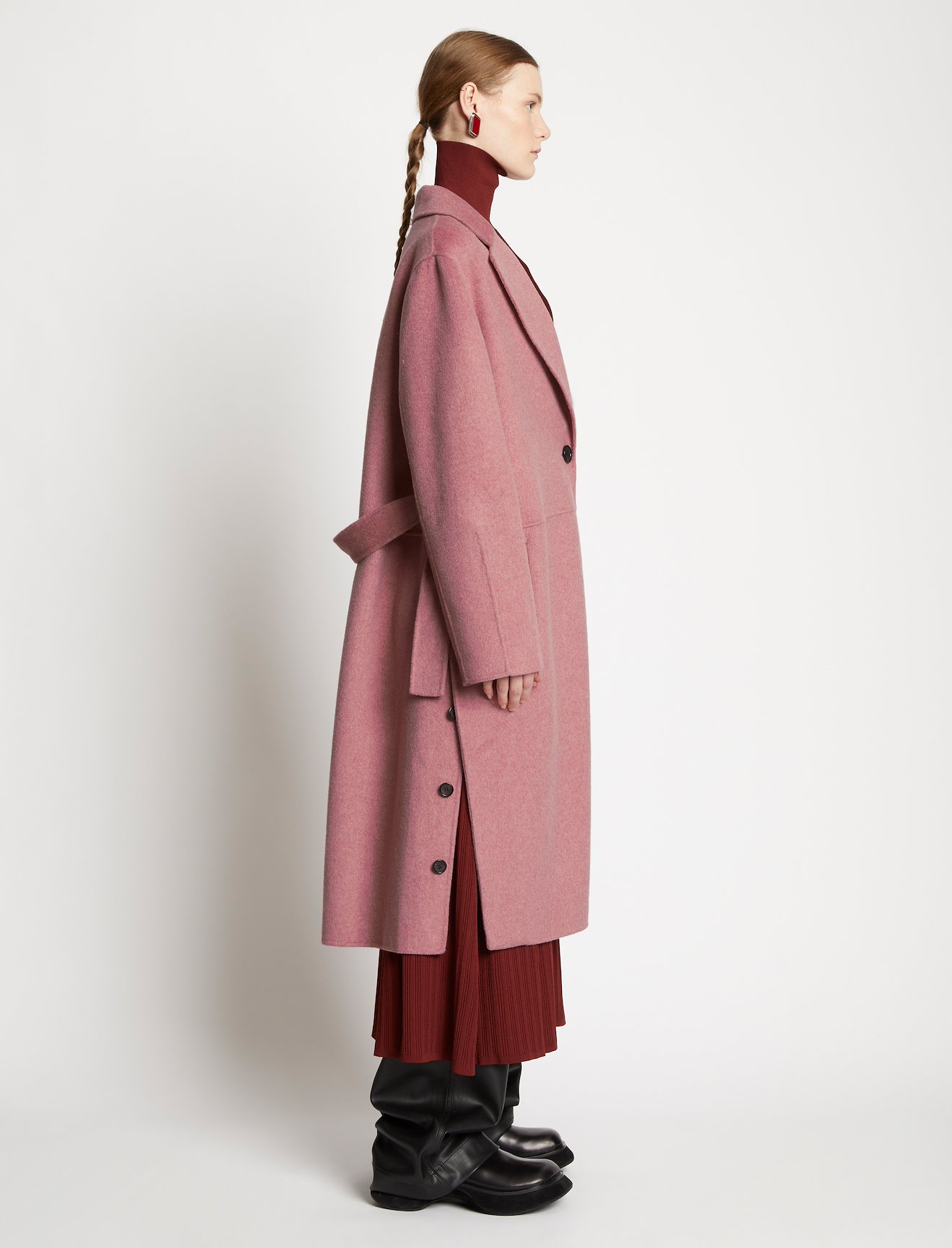 Melton Belted Coat #1