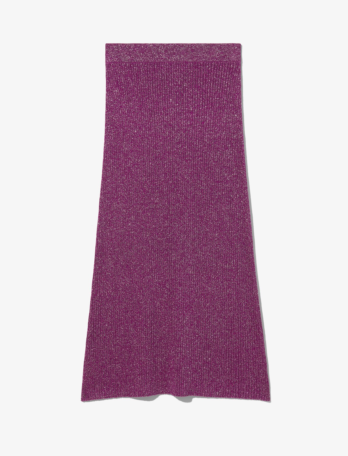 Lurex Rib Knit Skirt #4