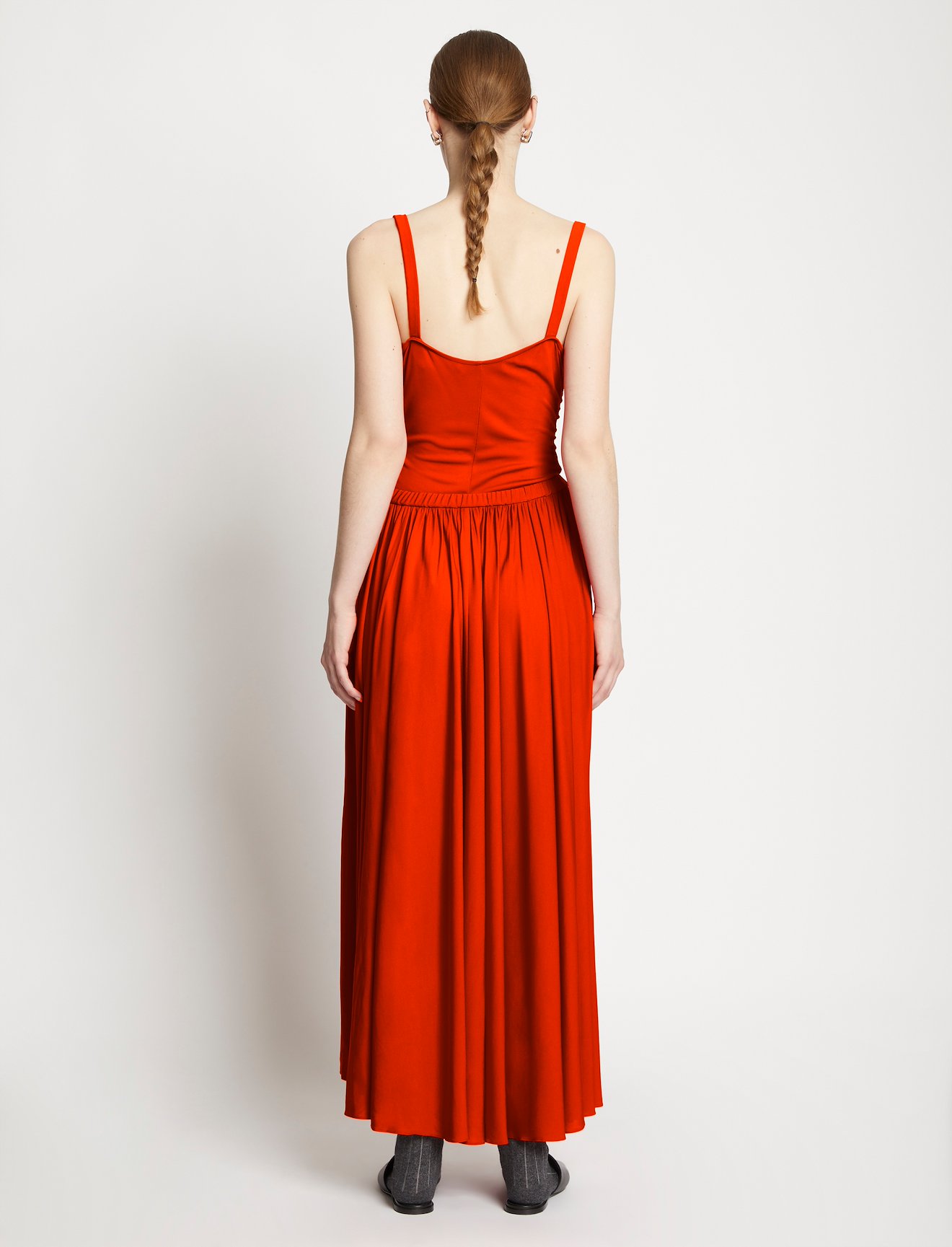 Matte Crepe Strap Dress #2