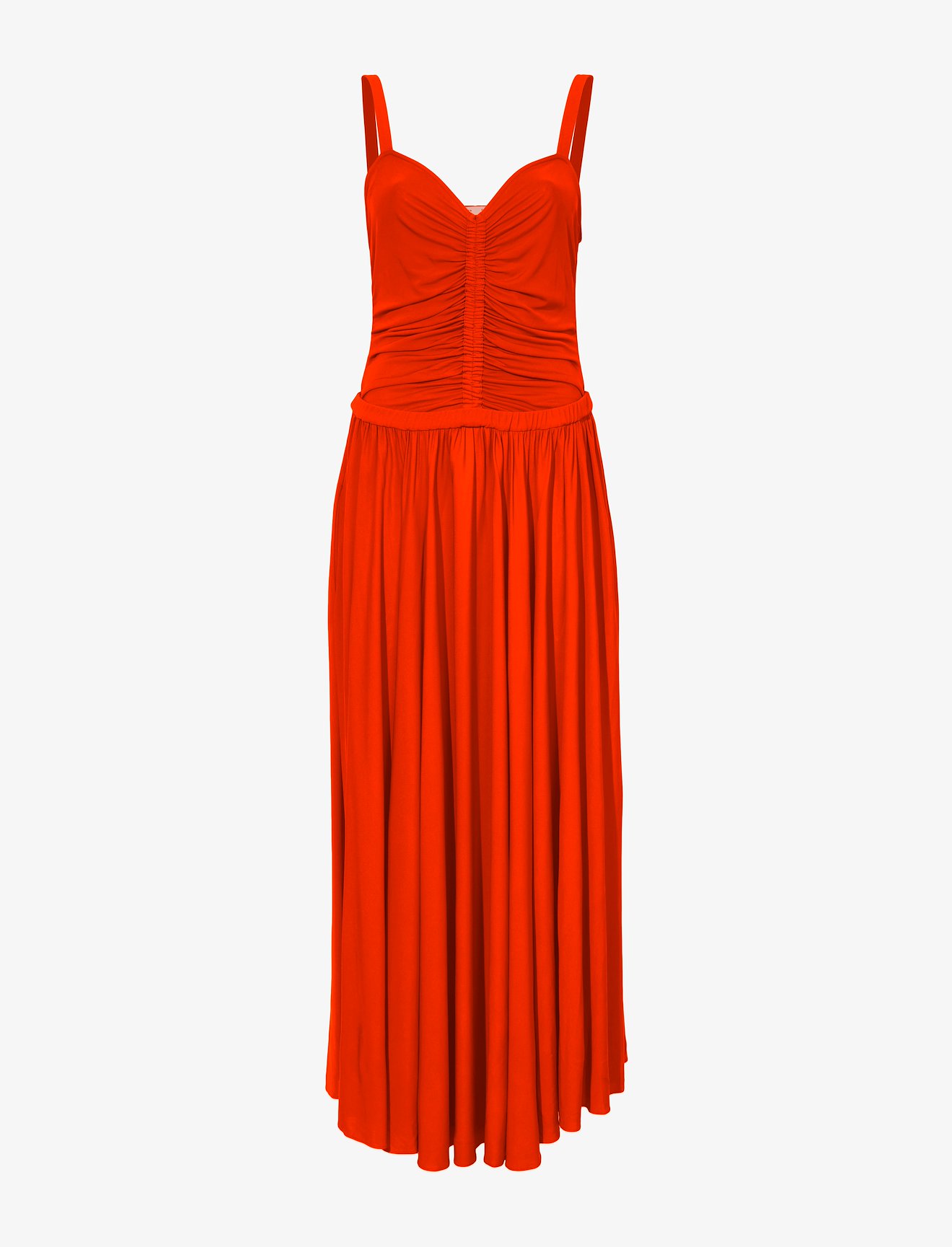 Matte Crepe Strap Dress #4