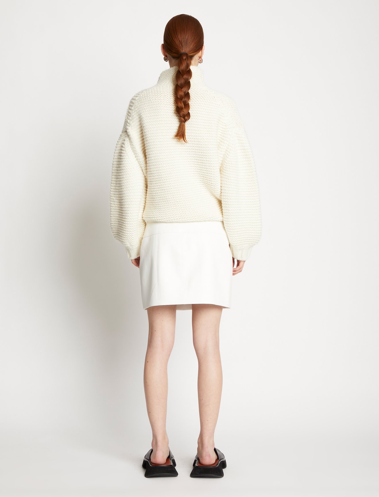 Faux Leather Mini Skirt #2