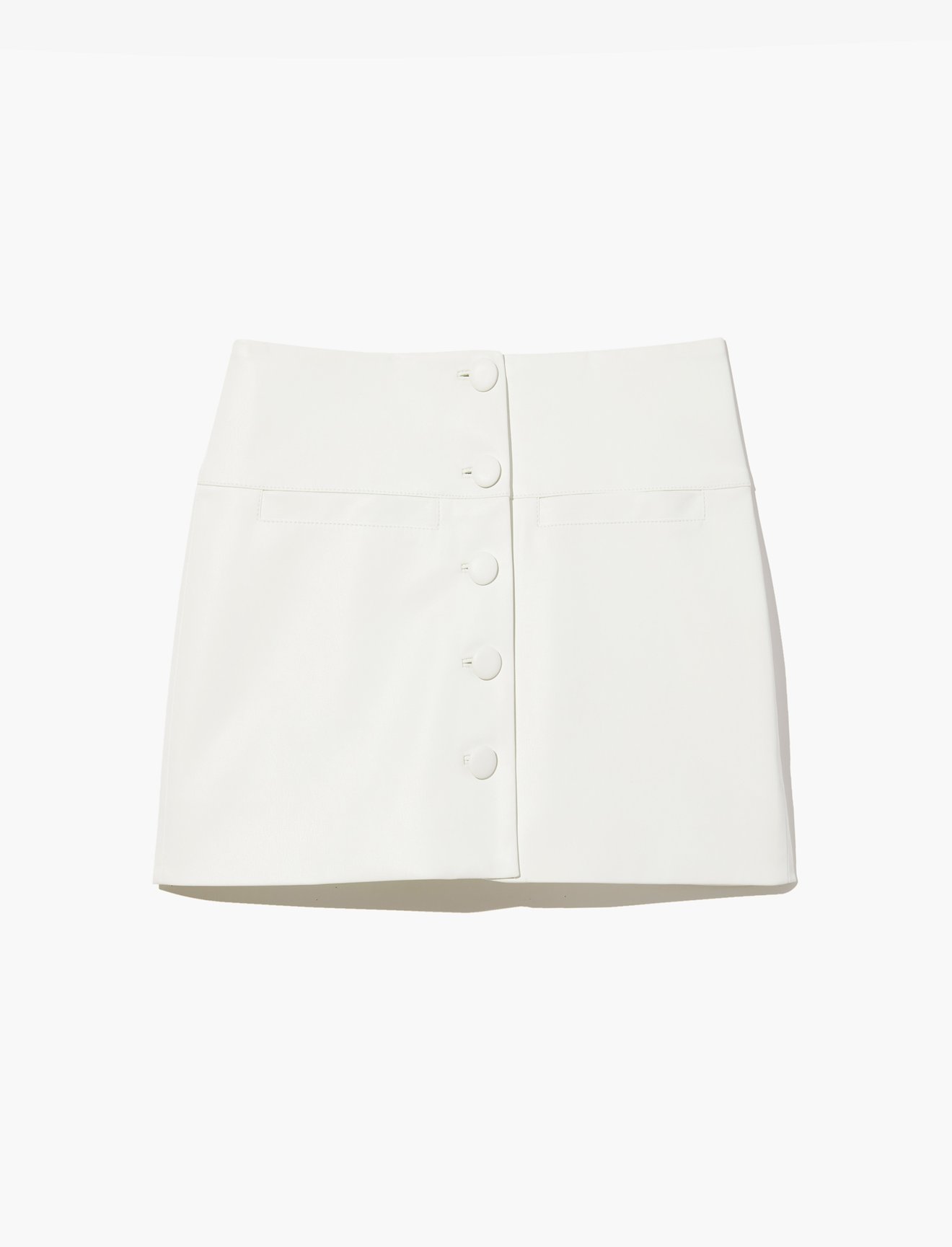 Faux Leather Mini Skirt #4