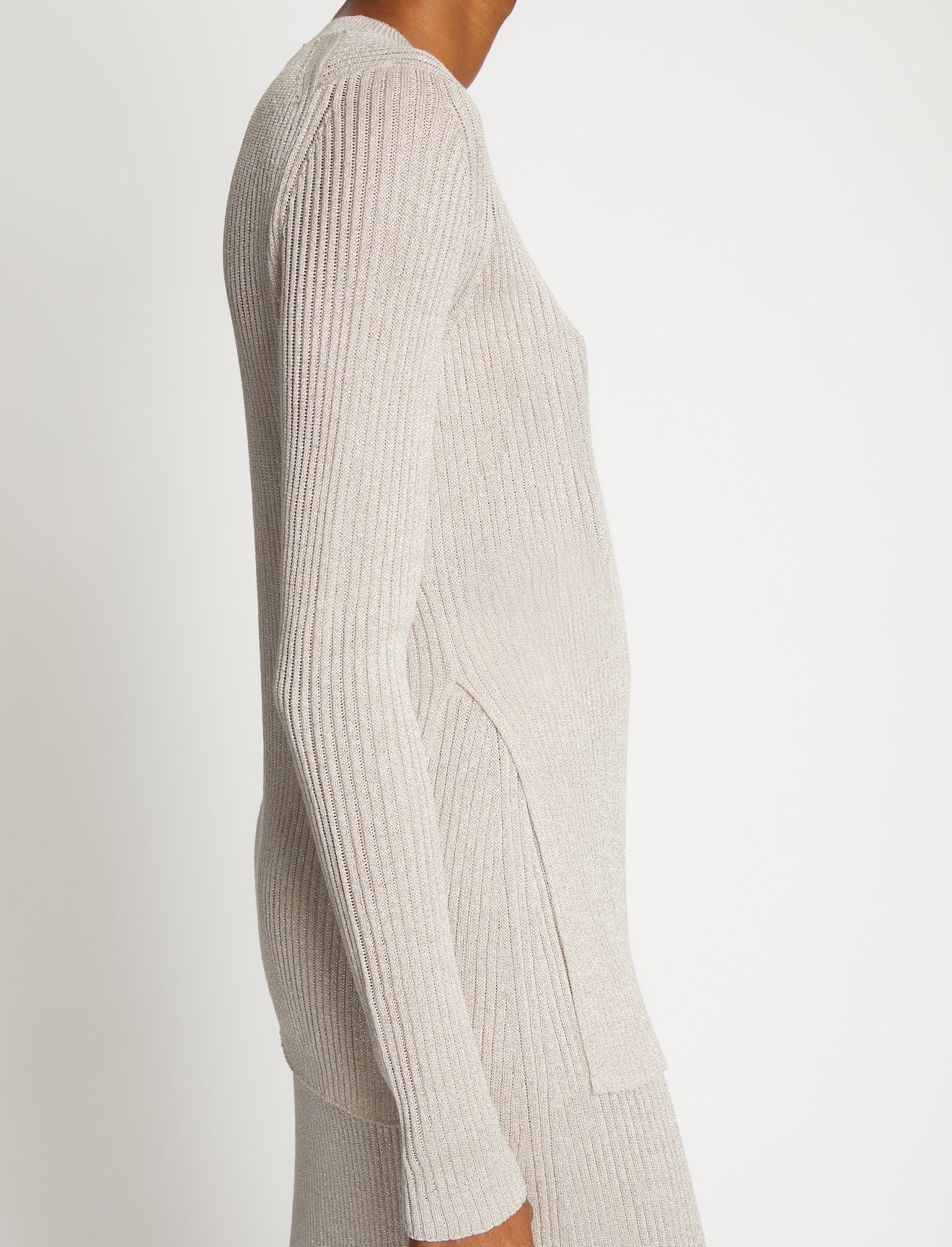 Lurex Crewneck Sweater #4
