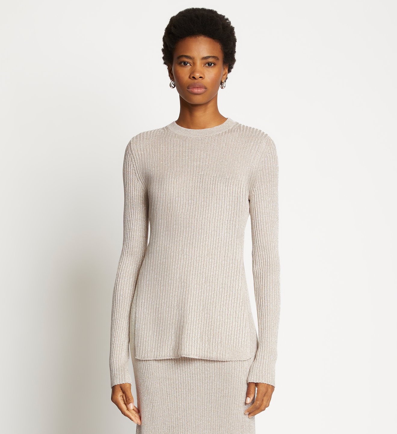 Lurex Crewneck Sweater