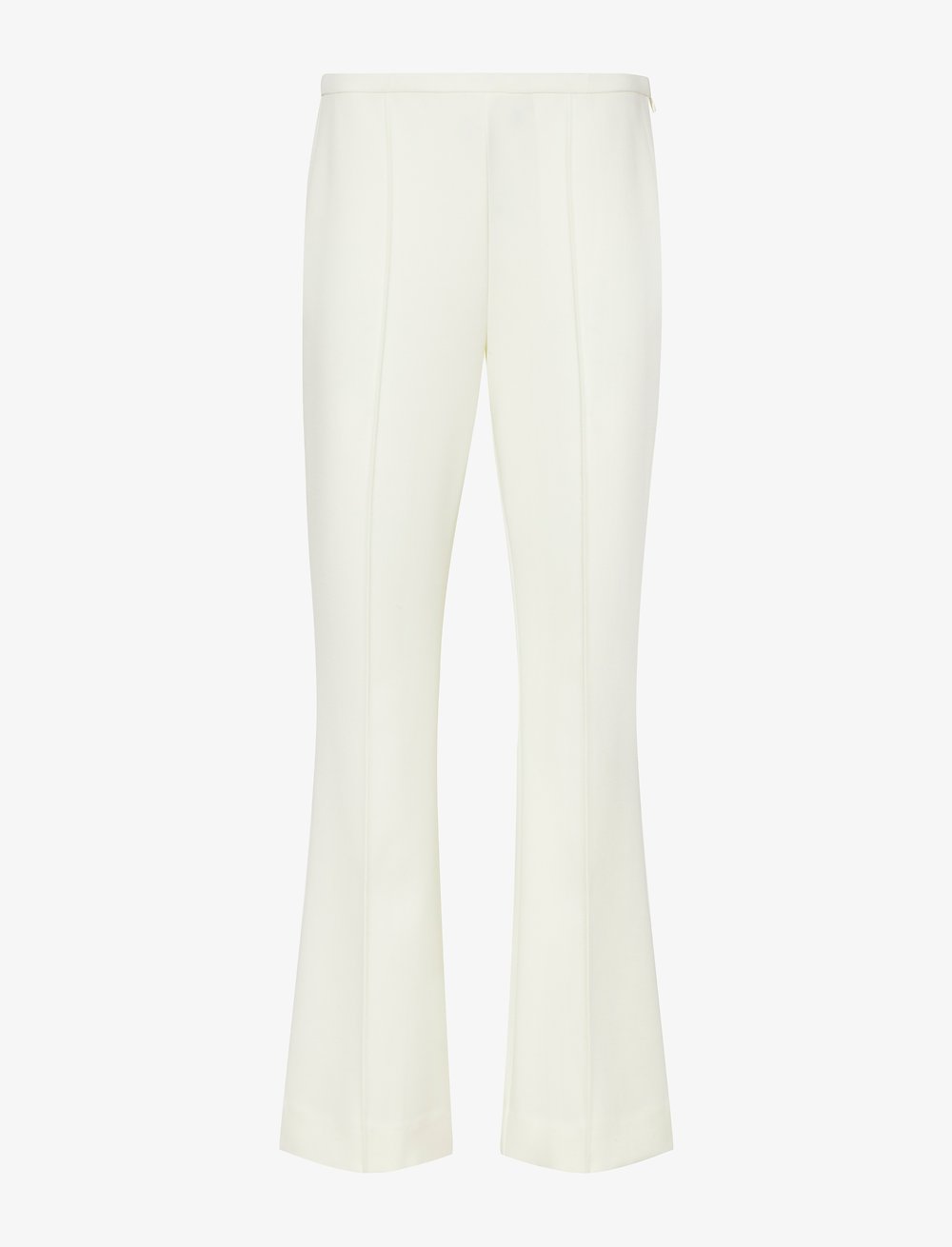 Bi-Stretch Crepe Flared Pants
