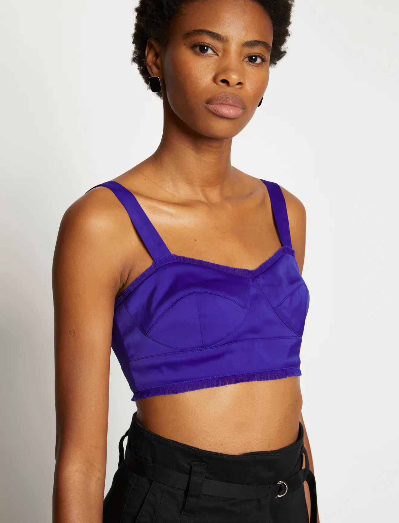 satin bralette