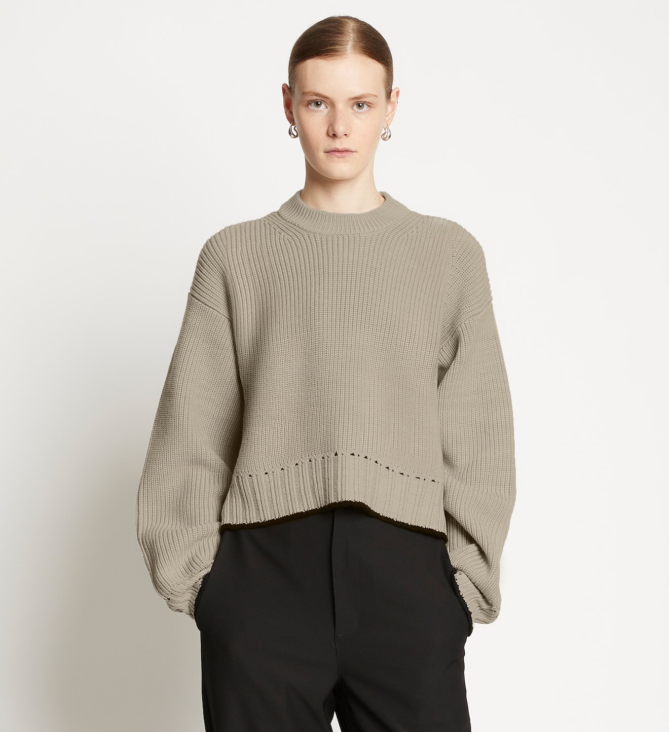 Cashfeel Cut-Out Sweater
