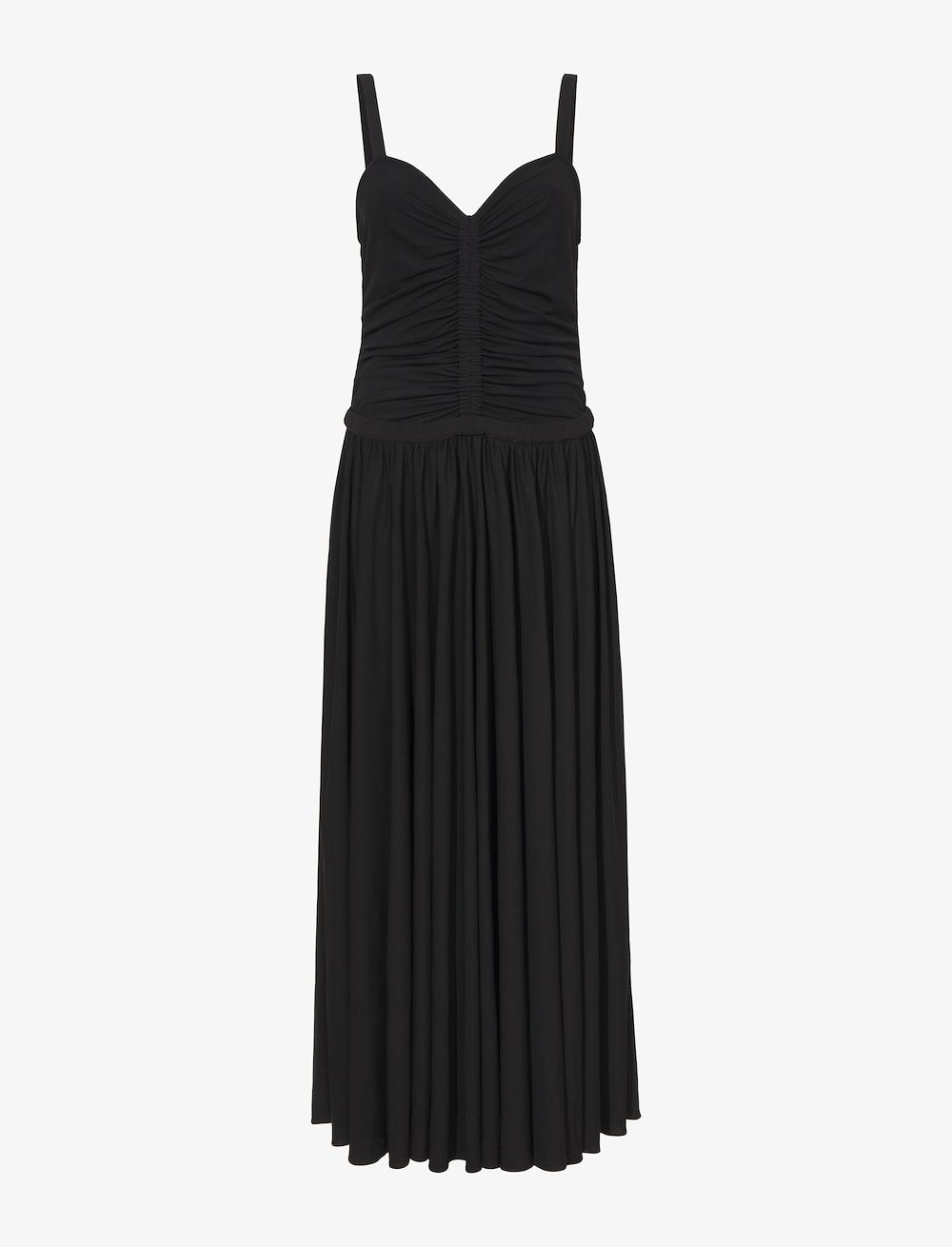 Matte Crepe Strap Dress