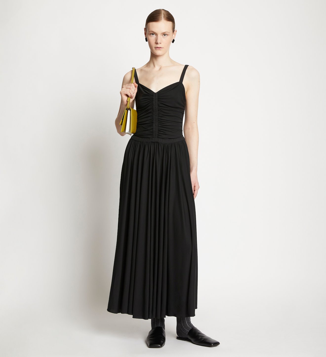 Matte Crepe Strap Dress