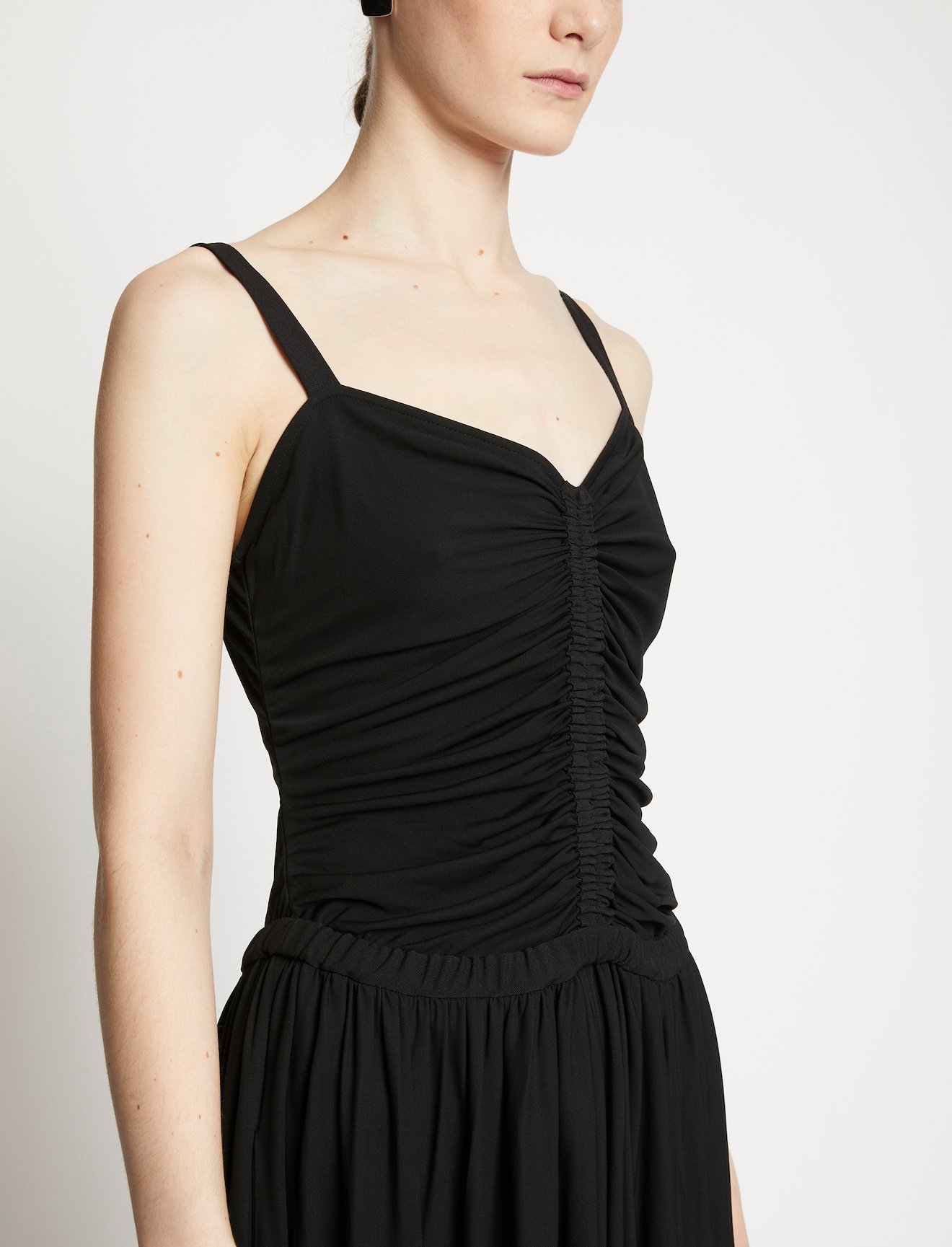 Matte Crepe Strap Dress #3