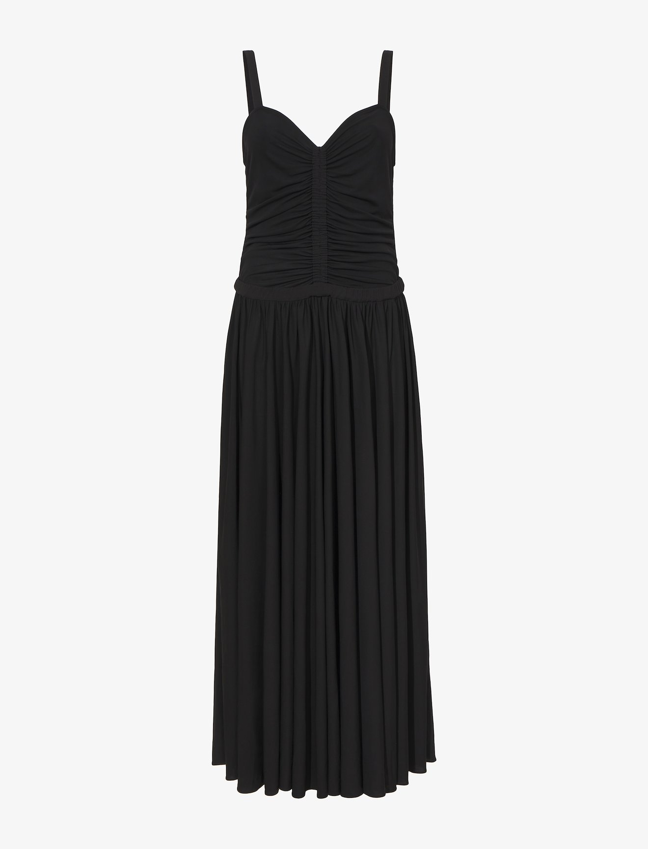 Matte Crepe Strap Dress #4