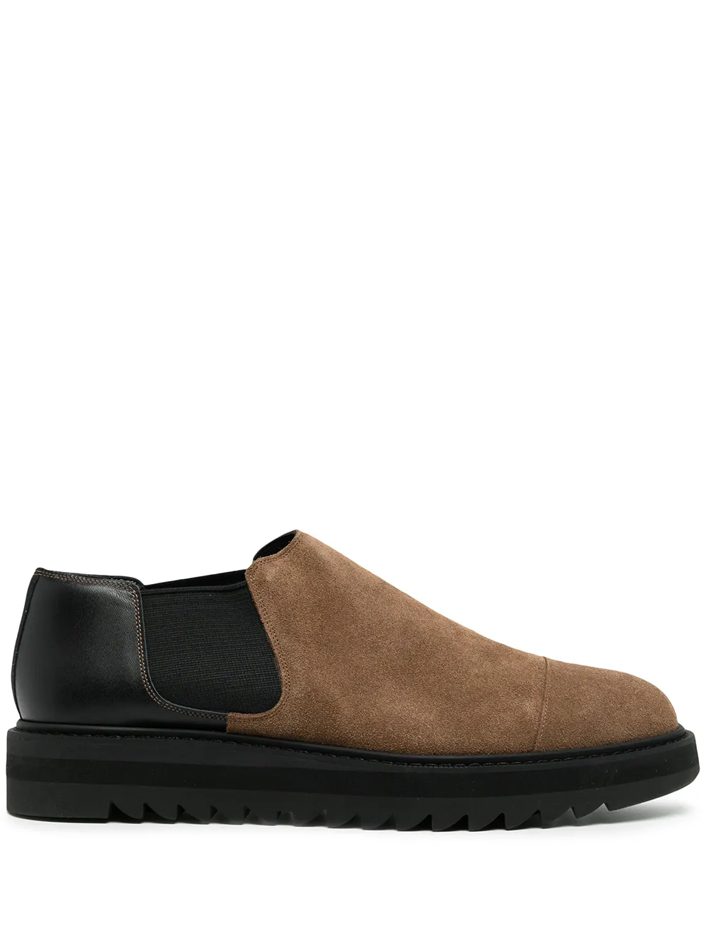 

Onitsuka Tiger two-tone low-cut Chelsea boots - Brown