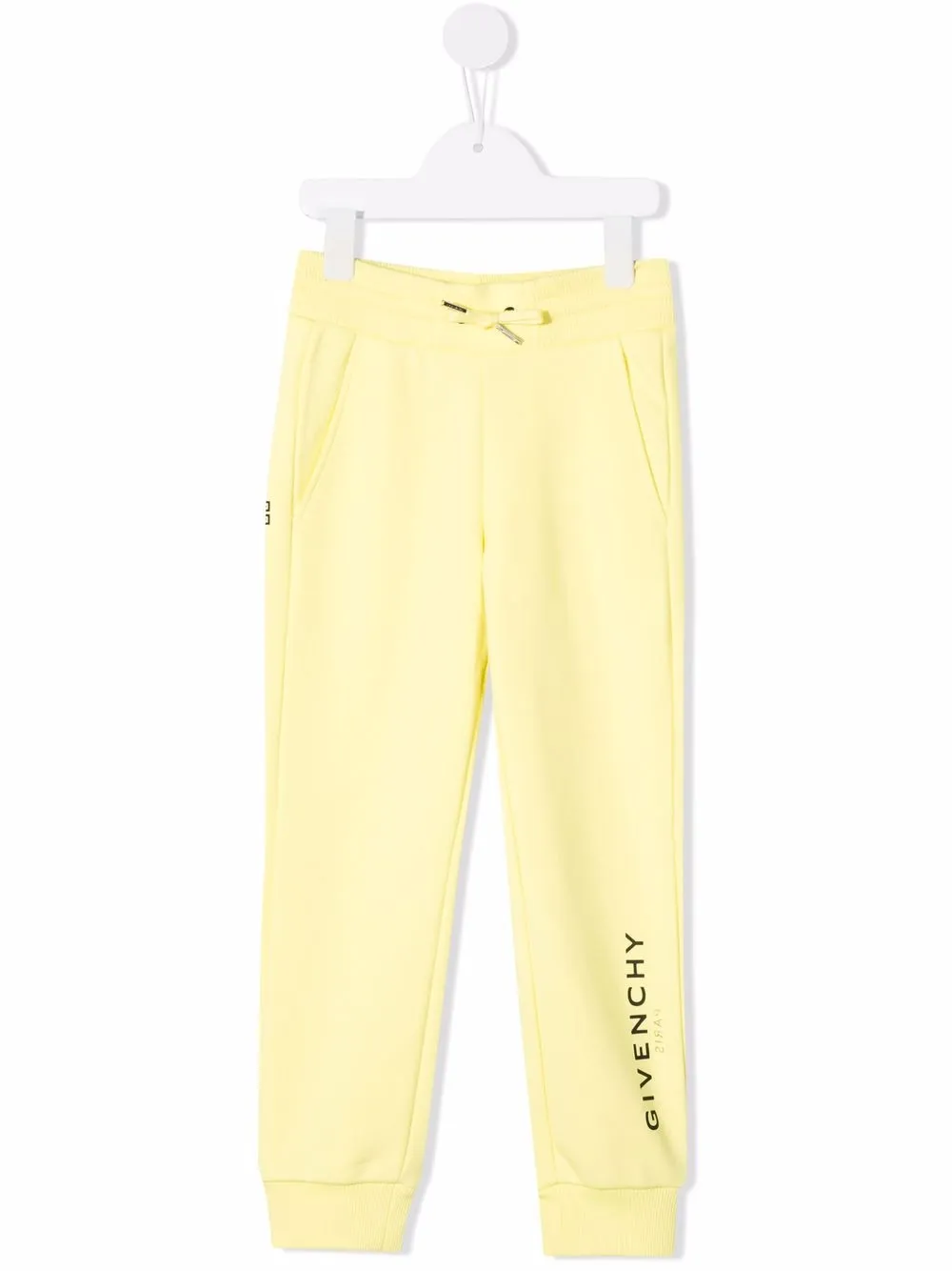 

Givenchy Kids pants con cordones en la pretina y logo - Amarillo