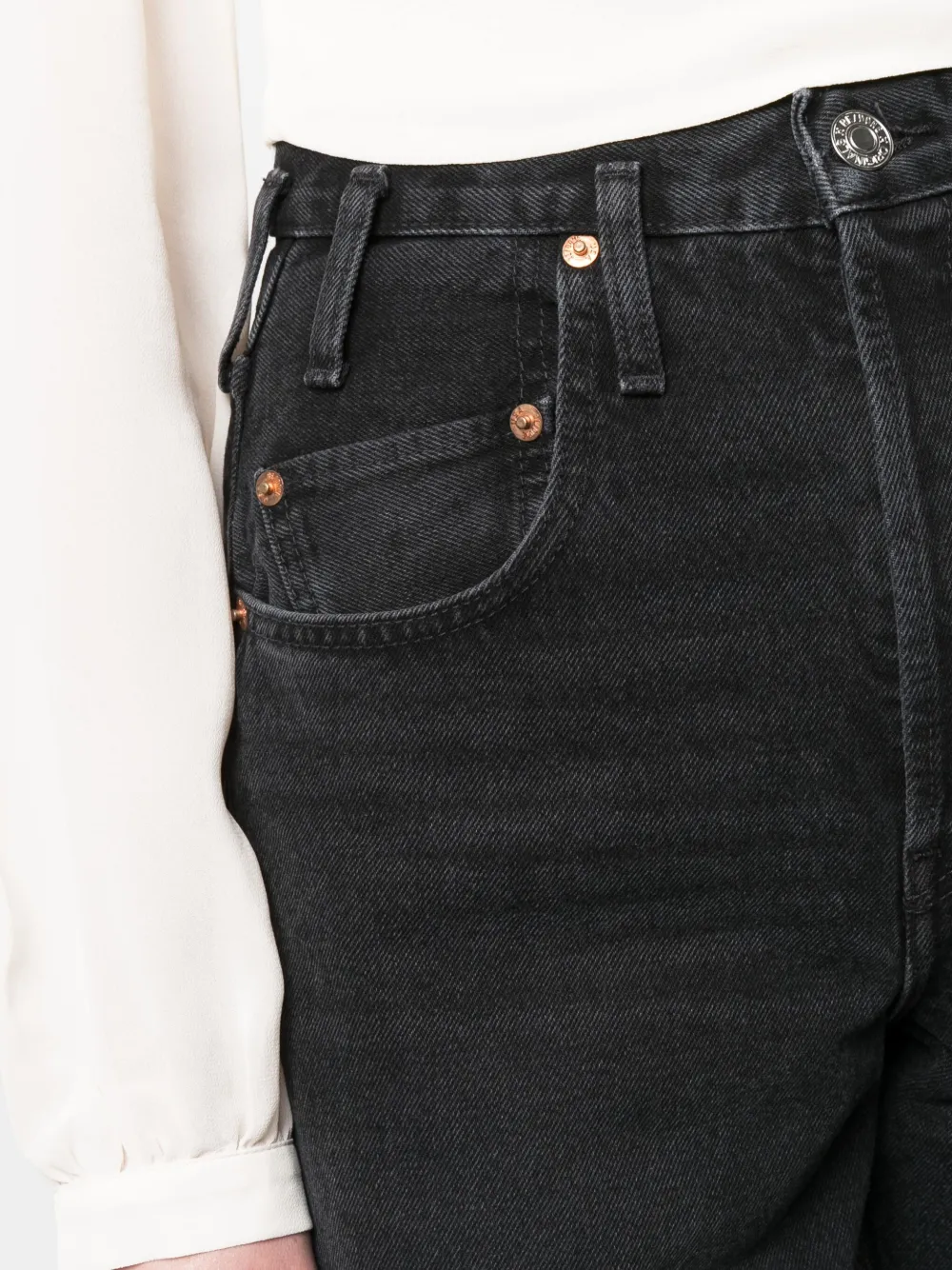 RE/DONE 80s Peg Leg Tapered Jeans Farfetch