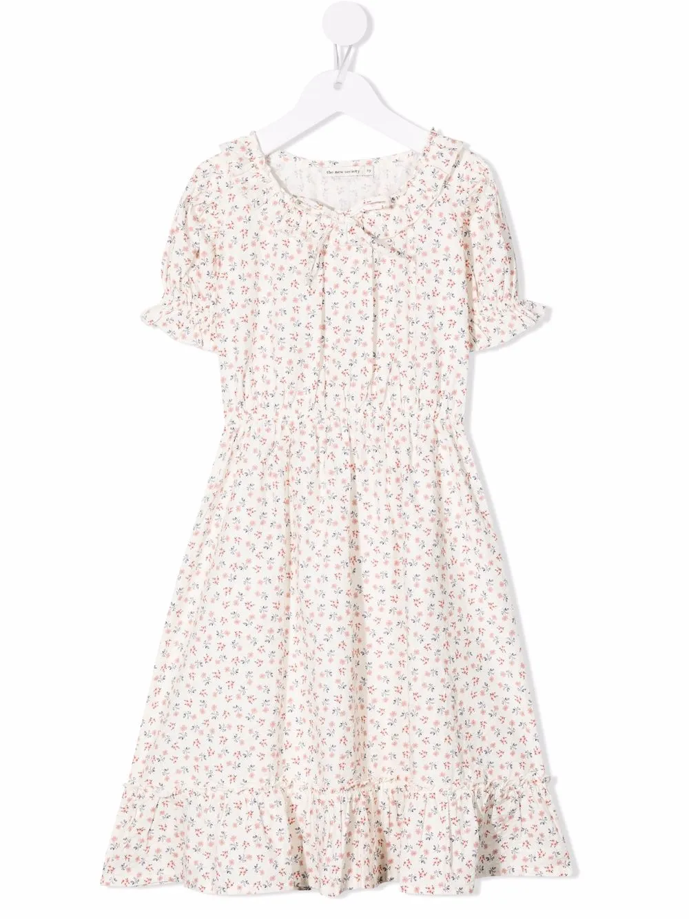 

THE NEW SOCIETY vestido midi con estampado floral - Blanco