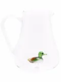 Ichendorf Milano animal farm glass duck jug - White