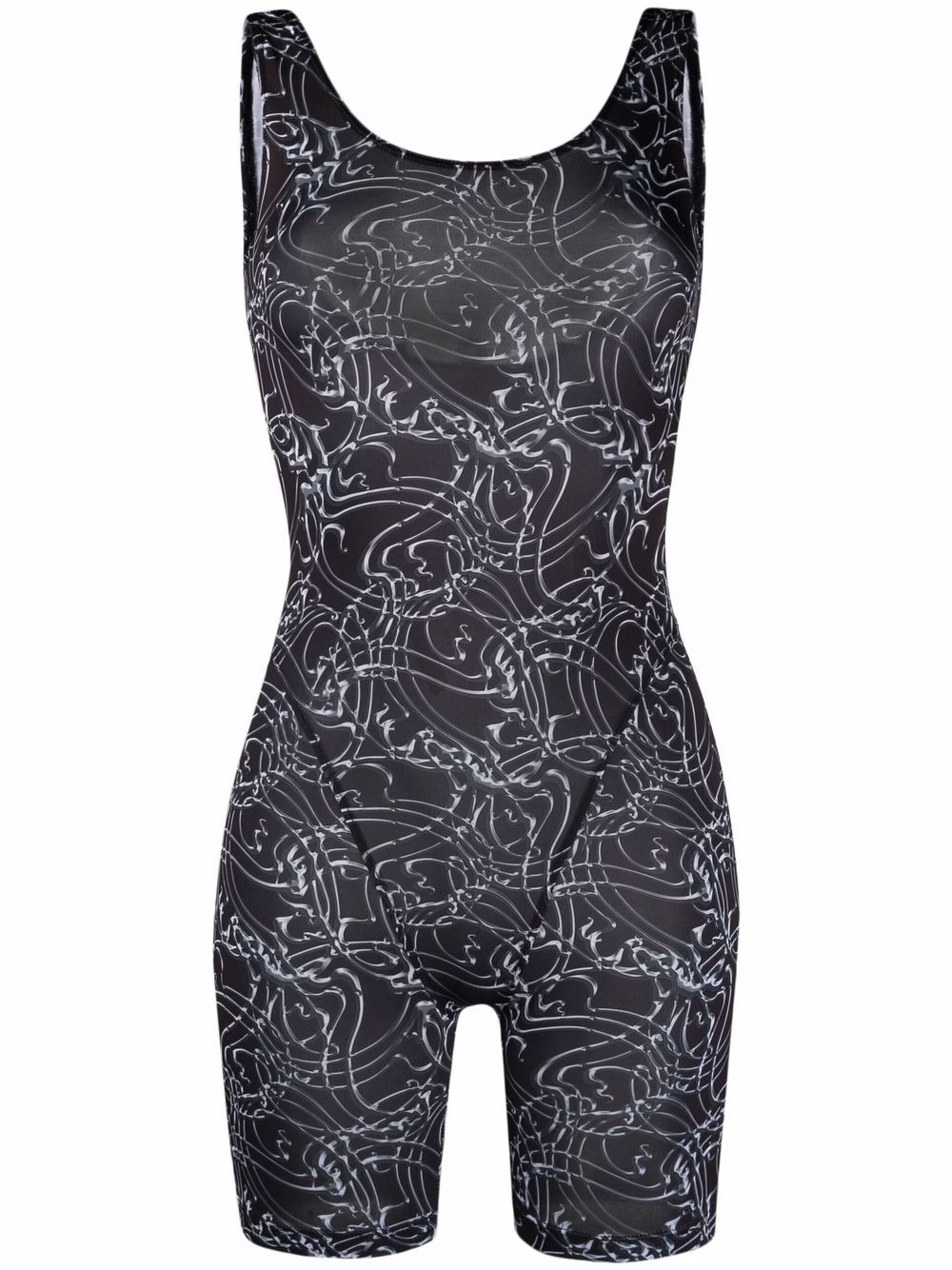 фото Maisie wilen swirl-print sleeveless playsuit